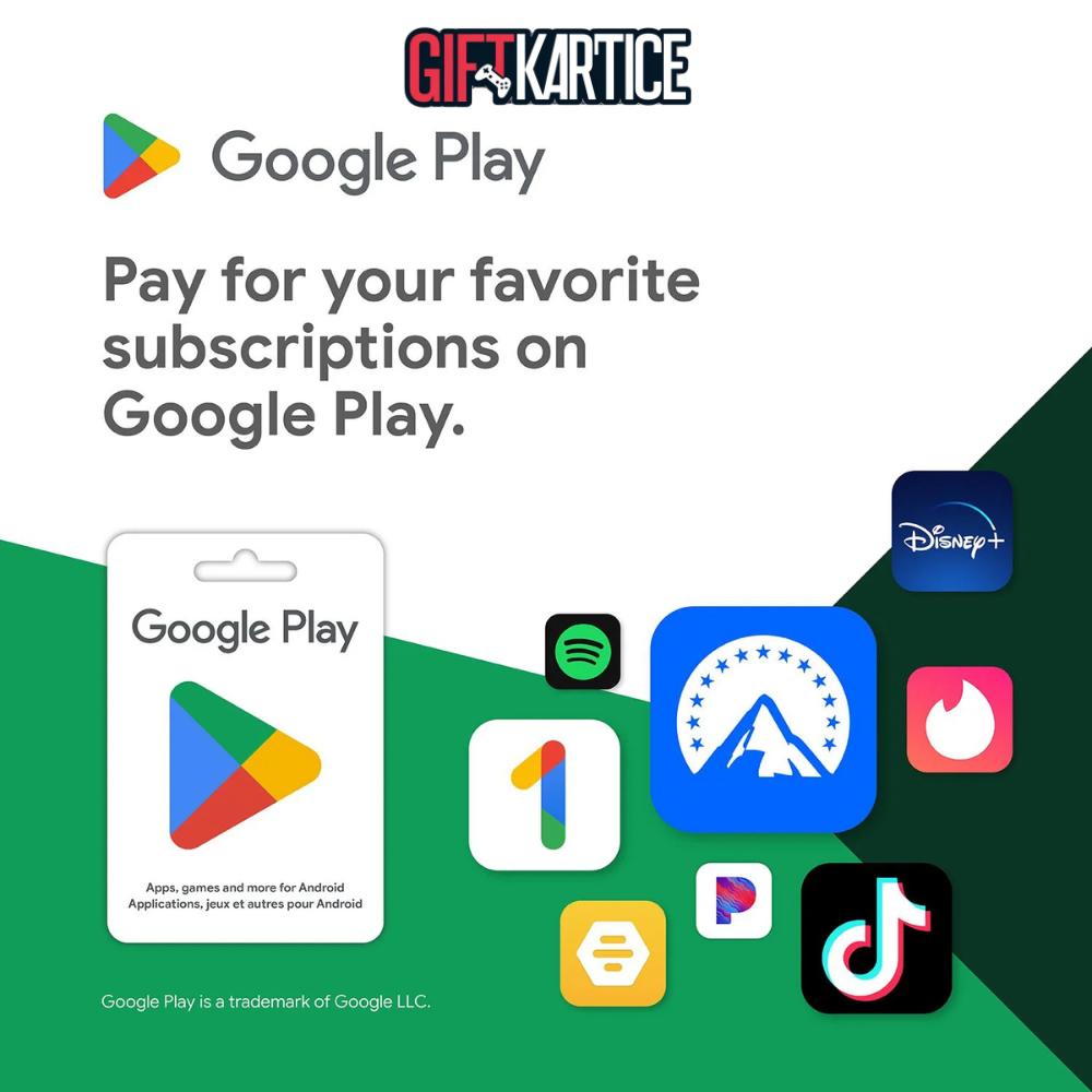 Google Play Gift Kartice