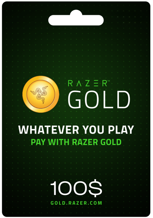 Razer Gold Gift Card 100$